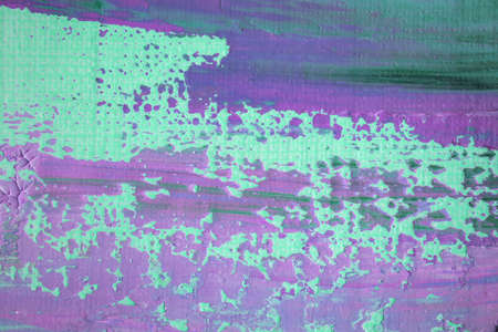 An unusual technique was created using a palette knife and a brush. Abstraction will fit perfectly...