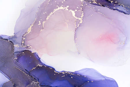 Ink, paint, abstract. Closeup of the painting. Colorful abstract painting background....
