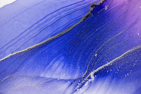 Closeup of the painting. Colorful abstract Ink painting background. Highly-textured paint. High...