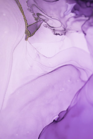 The picture is painted in alcohol ink. Abstraction will perfectly fit into a modern interior.の写真素材