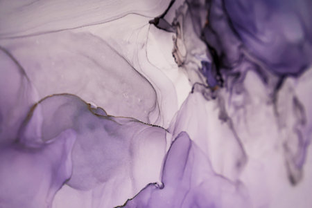 Ink, paint, abstract. Closeup of the painting. Colorful abstract painting background.の写真素材