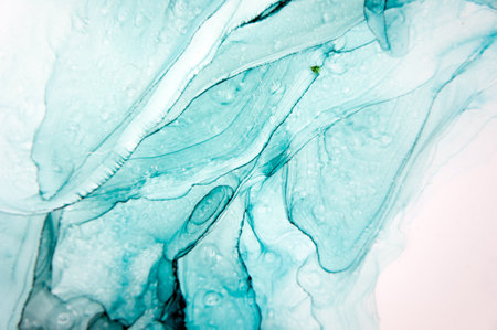 Artistic Composition. Alcohol Ink Picture. Contemporary Image. Hand-painted Artistic Composition....