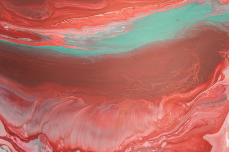 Abstract watercolor paint background by gradient deep blue color with liquid fluid grungeの写真素材