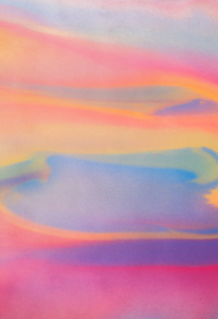 Abstract Fluid Acrylic Painting. Liquid background. Duotone compositions with gradient flow shape.