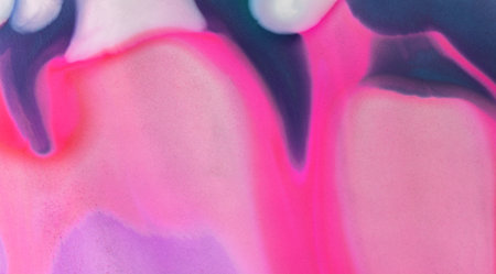 Abstract pastel marbled background with swirls in blue, yellow, and pink hues.