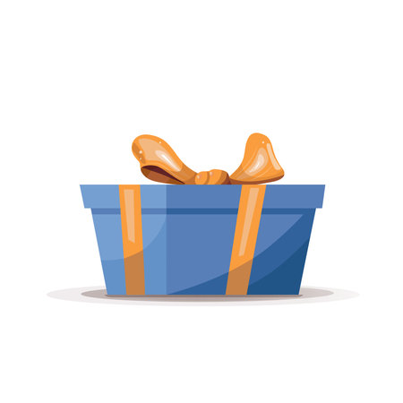 gift box. vector illustration. Birthday party, celebration, congratulations, invitation concept. Good for postcard, card, cover.のイラスト素材