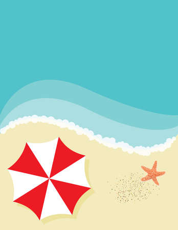 Beach Sceneのイラスト素材