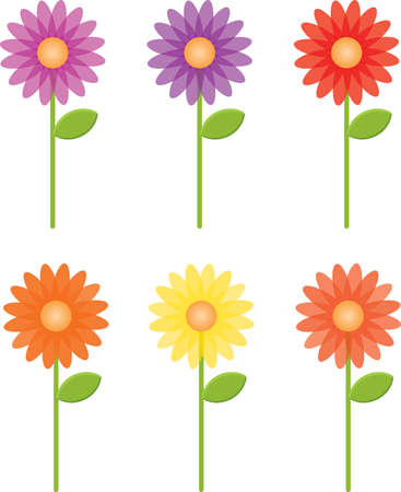 Flower Collectionのイラスト素材