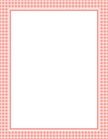 This is a vector illustration of a red Gingham Pattern Background.のイラスト素材