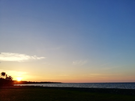 Sunrise by the sea