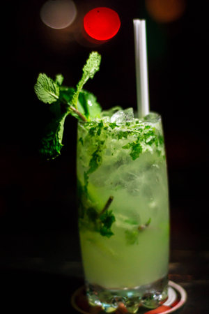 Traditional Mojito Cocktailの写真素材