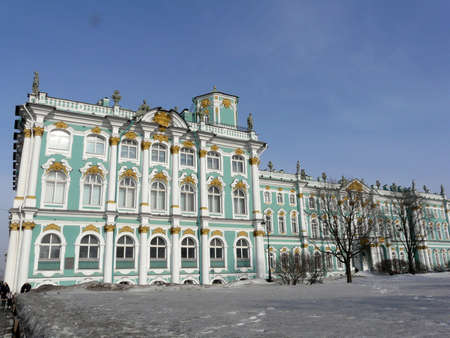 Hermitage museum winter palace - St Petersburg, Russiaのeditorial素材