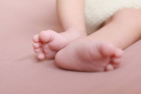 Baby feetの写真素材