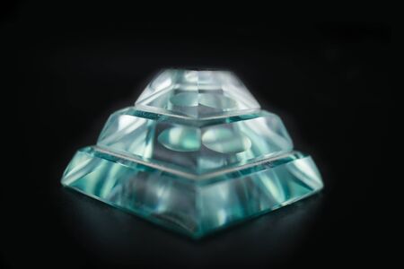 crystal pyramidの写真素材