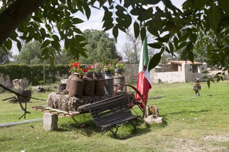 Vintage field decorationの写真素材