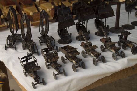 Antique Toy Store background.の写真素材