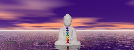 buddha and chakras