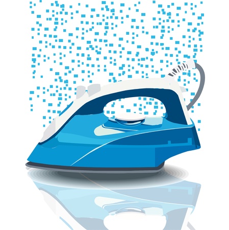 Illustration steam ironのイラスト素材