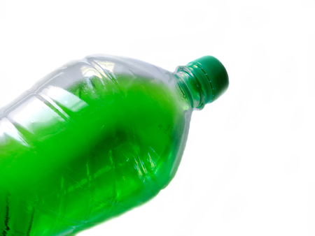 Plastic bottle with a drink.の写真素材
