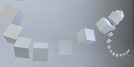 Geometric figure 3d image. Abstract shapes on background. 3d rendering.
