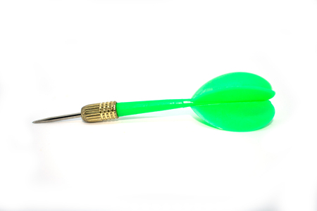 Darts (arrows for throwing at the target) of a sports game for accuracy. On a white background.の写真素材