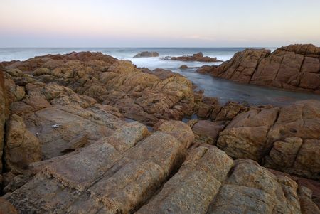 Seascape in South Africaの写真素材