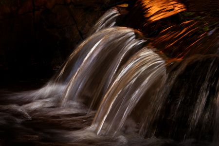 Waterfall baseの写真素材