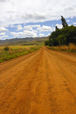 Gravel roadの写真素材