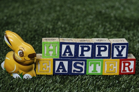 Happy easterの写真素材