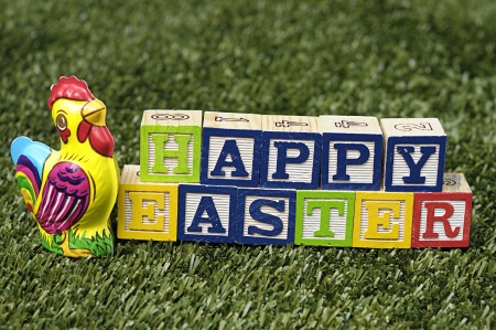 Happy easterの写真素材