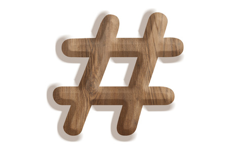 Hash signの写真素材