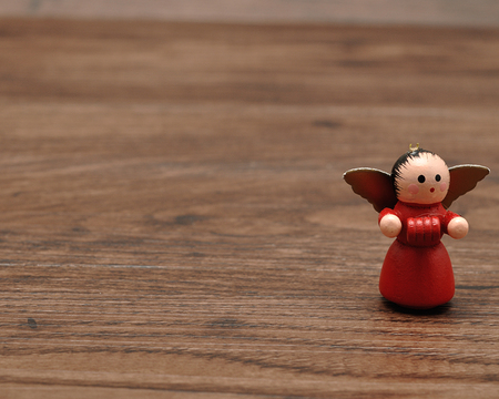 Figurine to decorate a Christmas treeの写真素材