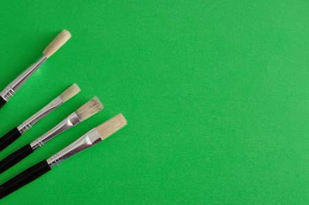 A group of paint brushes