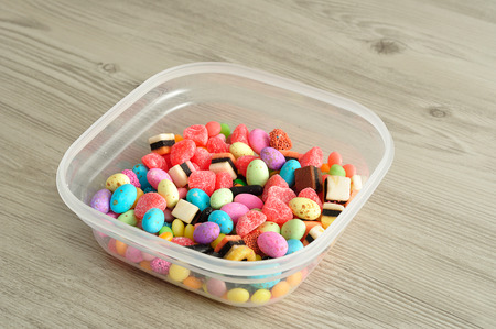 A variety of colorful candy