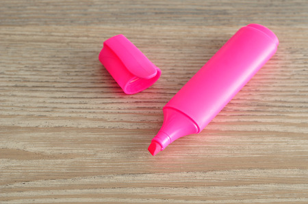 Pink highlighterの写真素材