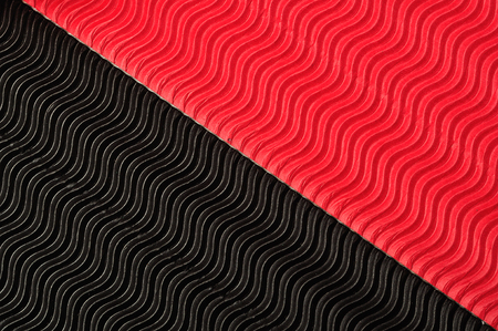 A black and red zig zag patternの写真素材