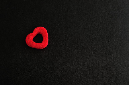 Valentine's day. A little red heartの写真素材