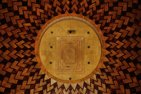 Cenotaph in the interior of the Voortrekker Monument, built to commemorate the Voortrekkers,...