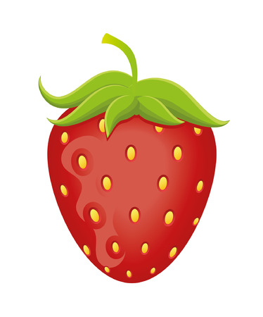  	Strawberry vector illustrationのイラスト素材