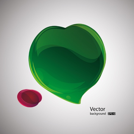 Abstract apple speech.Vector background . EPS10のイラスト素材