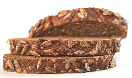 Bread. Three slicesの写真素材