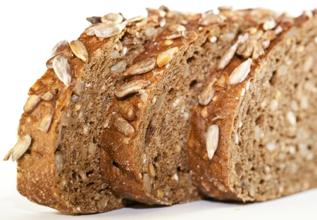 Bread. Three slices