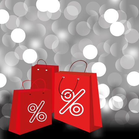 Abstract background with shopping bags. EPS10のイラスト素材