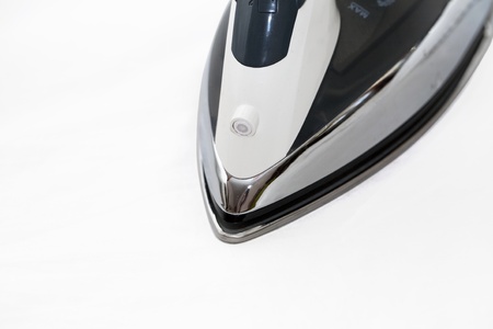 Iron on the white backgroundの写真素材