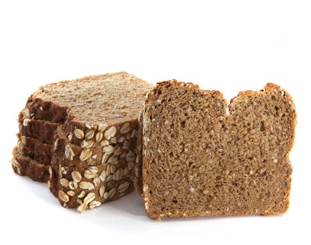 German bread on the white background