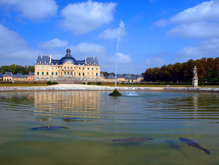 Vaux Le Vicomte France summer the castle near Parisのeditorial素材