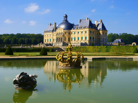 Vaux Le Vicomte France summer the castle near Parisのeditorial素材