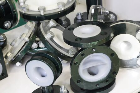 Crosspiece, branch, tee of Du 50. It is made by method of rotational lining by a ftoroplast....