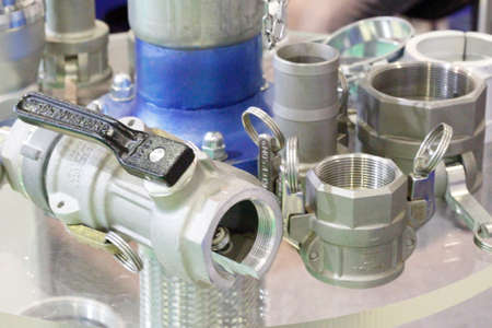 Moscow, RF, 09.18.2019. Equipment for the petrochemical industry. Modular pump design for the...