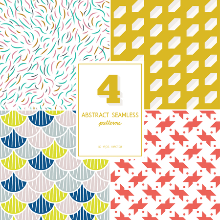 Abstract vector seamless pattern.のイラスト素材